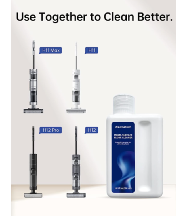 Dreame Tech Dreame Multi-Surface Floor Cleaner 500ml for H Series