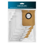Cecotec Lot de 5 sacs : sacs pour base d'aspirateur automatiqueConga 12090 Twice Roller Home&Fill