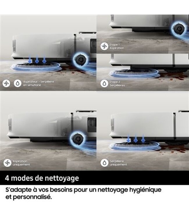 Samsung Samsung Bespoke Jet Bot Combo AI Steam  VR7MD97714G/WA