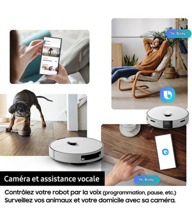 Samsung Samsung Bespoke Jet Bot Combo AI Steam  VR7MD97714G/WA