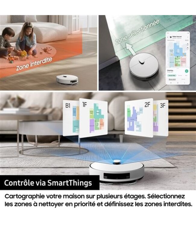 Samsung Samsung Bespoke Jet Bot Combo Steam VR7MD96514G