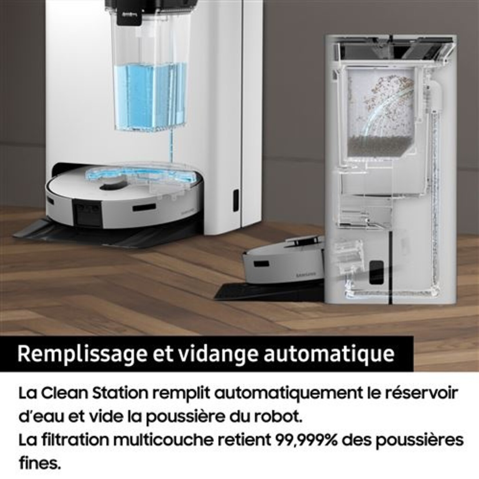 Samsung Samsung Bespoke Jet Bot Combo Steam VR7MD96514G