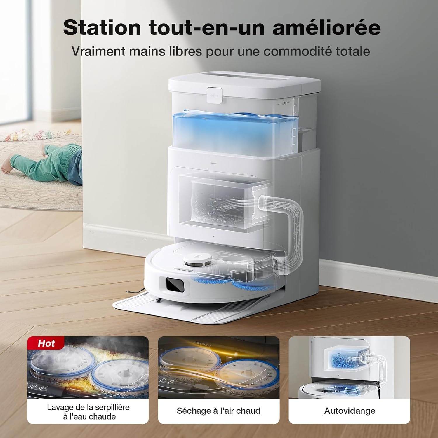 Ecovacs Deebot N30 Pro Omni - Robocleaners Ecovacs Deebot N30 Pro Omni - Robocleaners