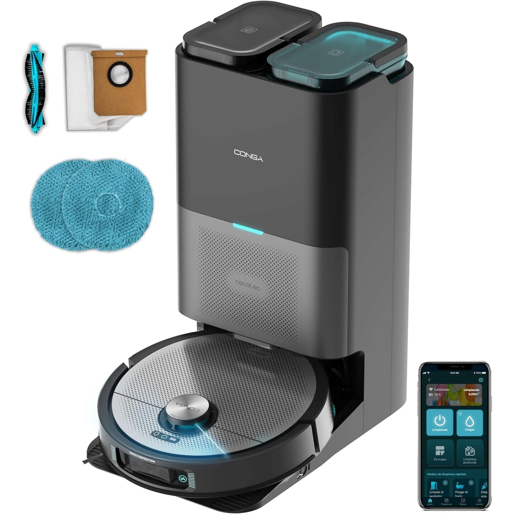 Cecotec Cecotec Conga 20090 ProAI InfinitySoap Cut&Spa Robot