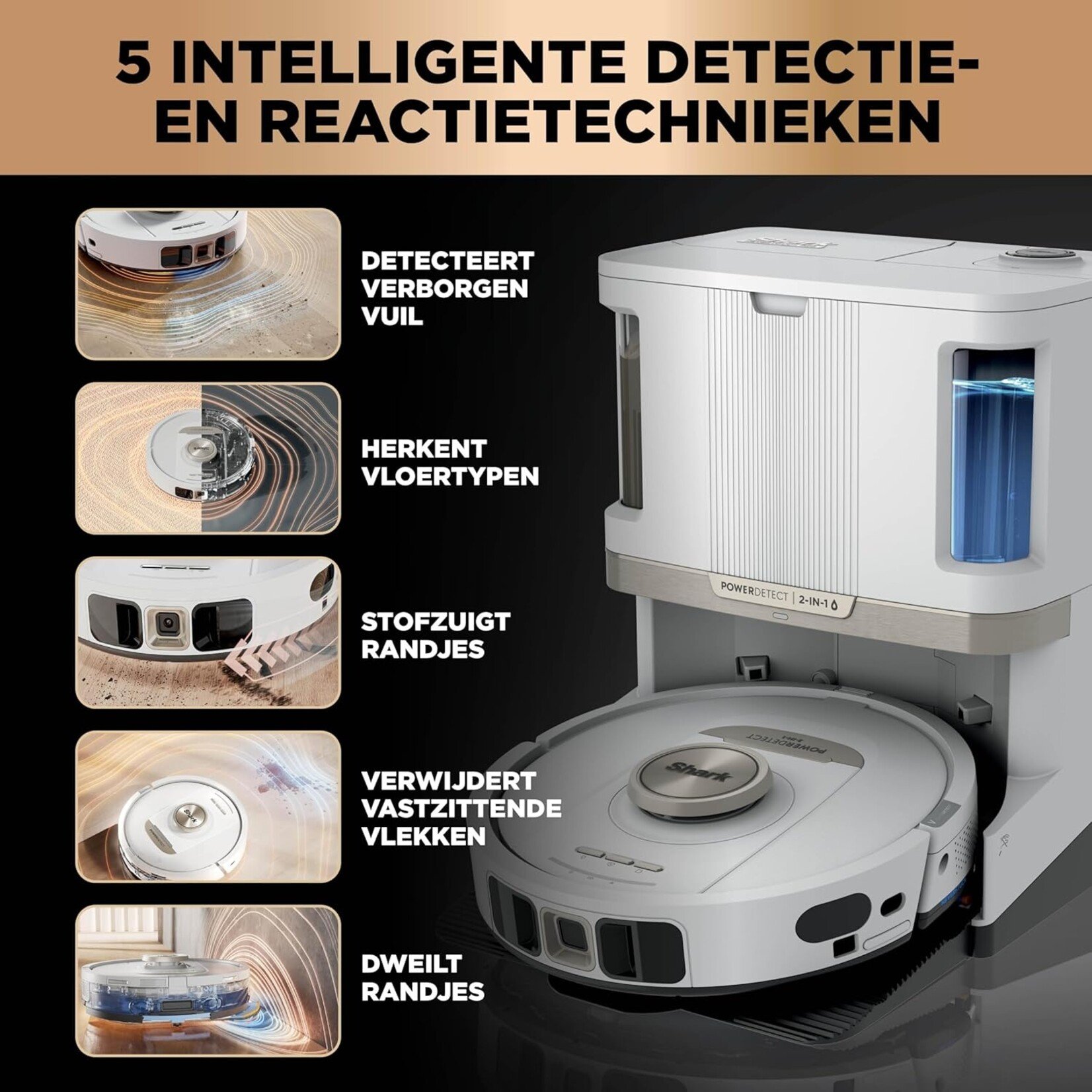 Shark Shark PowerDetect™ 2-in-1 Robot Vacuum and Mop White