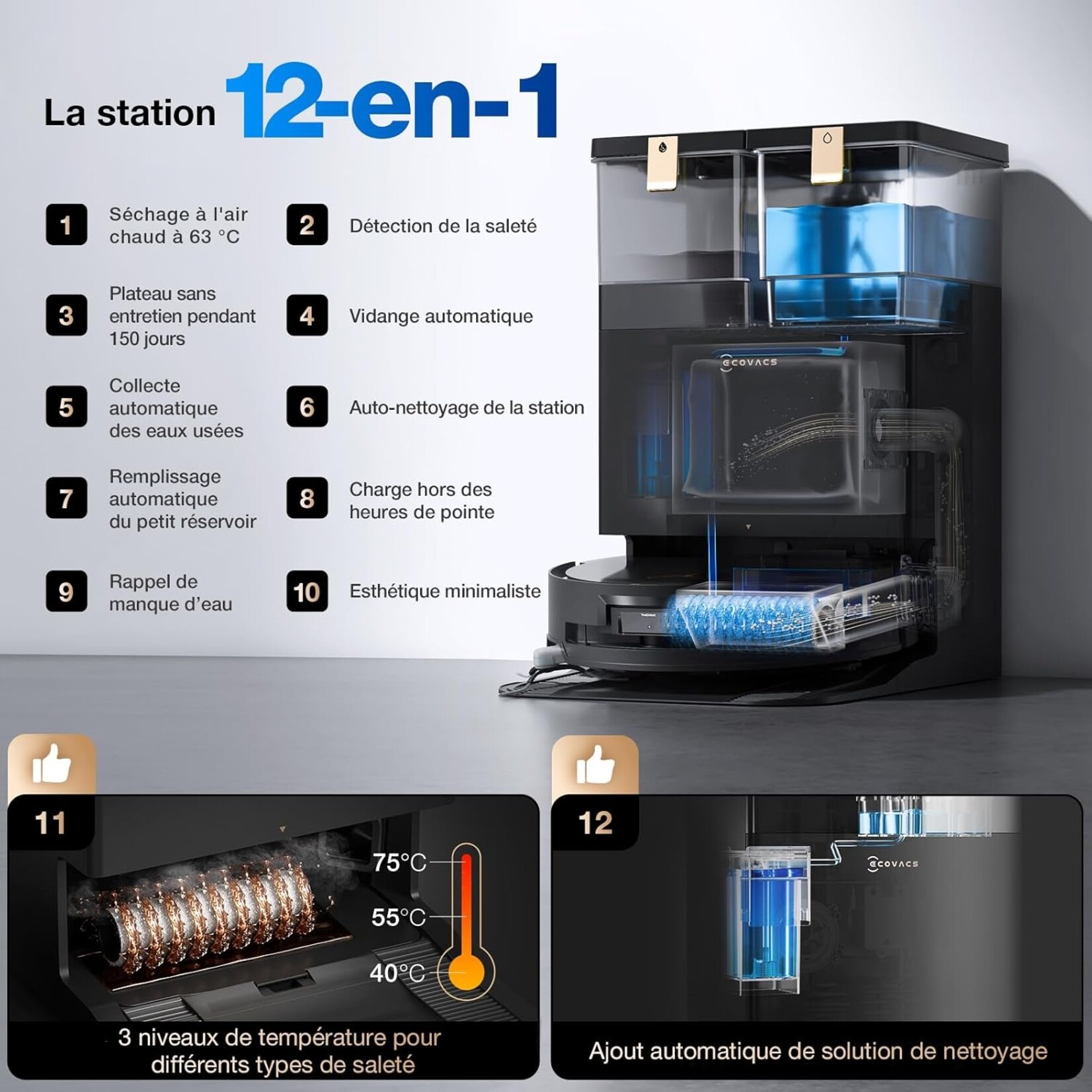 Ecovacs Ecovacs Deebot X8 Pro Omni black