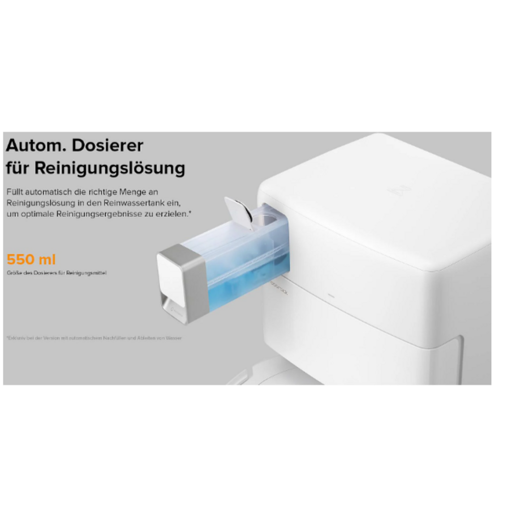 Roborock roborock Q Revo PLUS Blanc avec raccordement d'eau