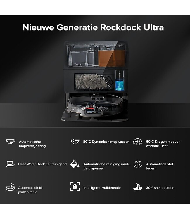 Roborock Roborock Saros  10  Zwart