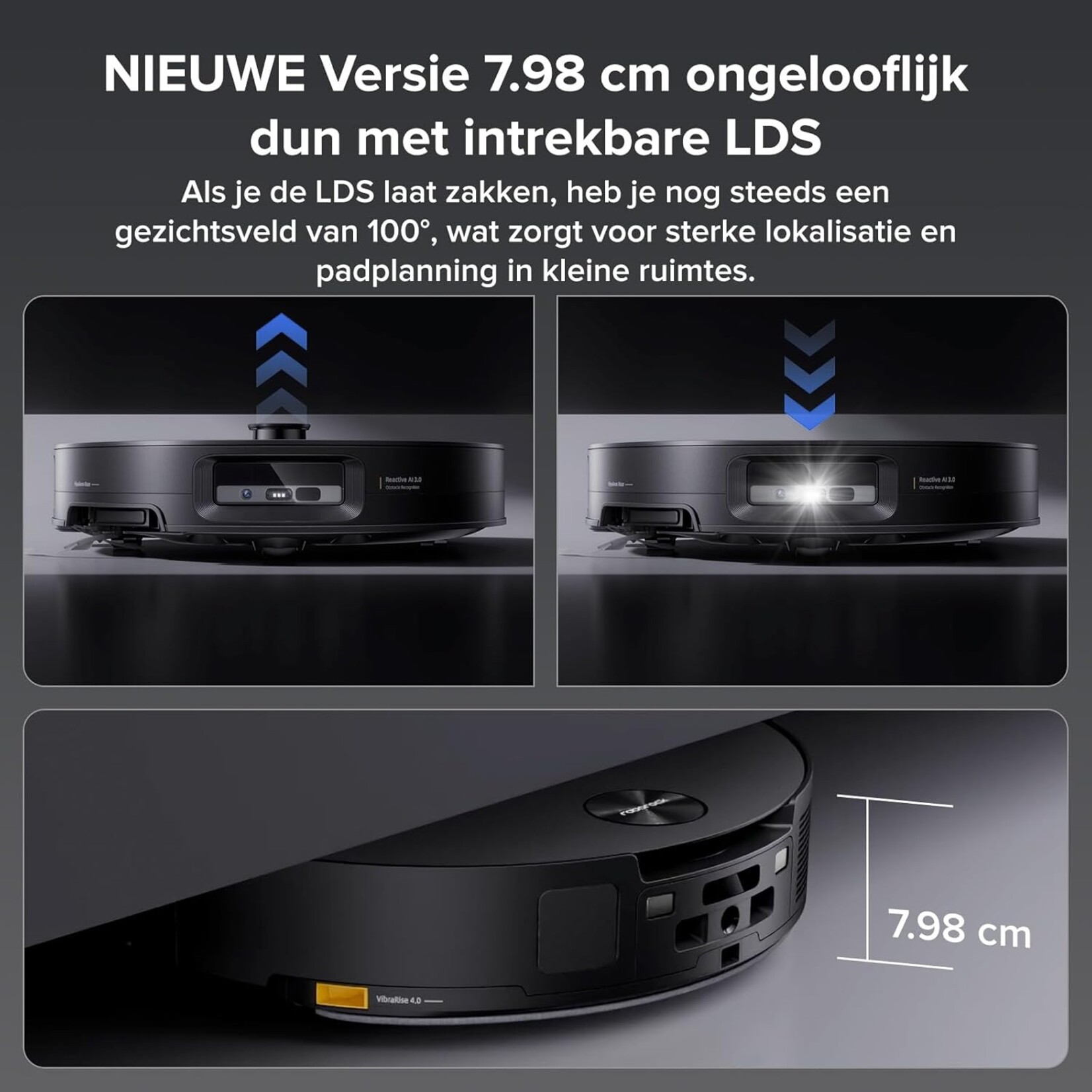 Roborock Roborock Saros  10  Zwart