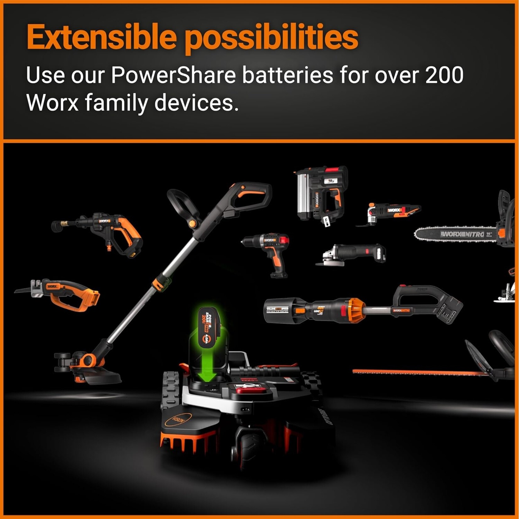 Worx WORX Landroid VISION M550 + garage