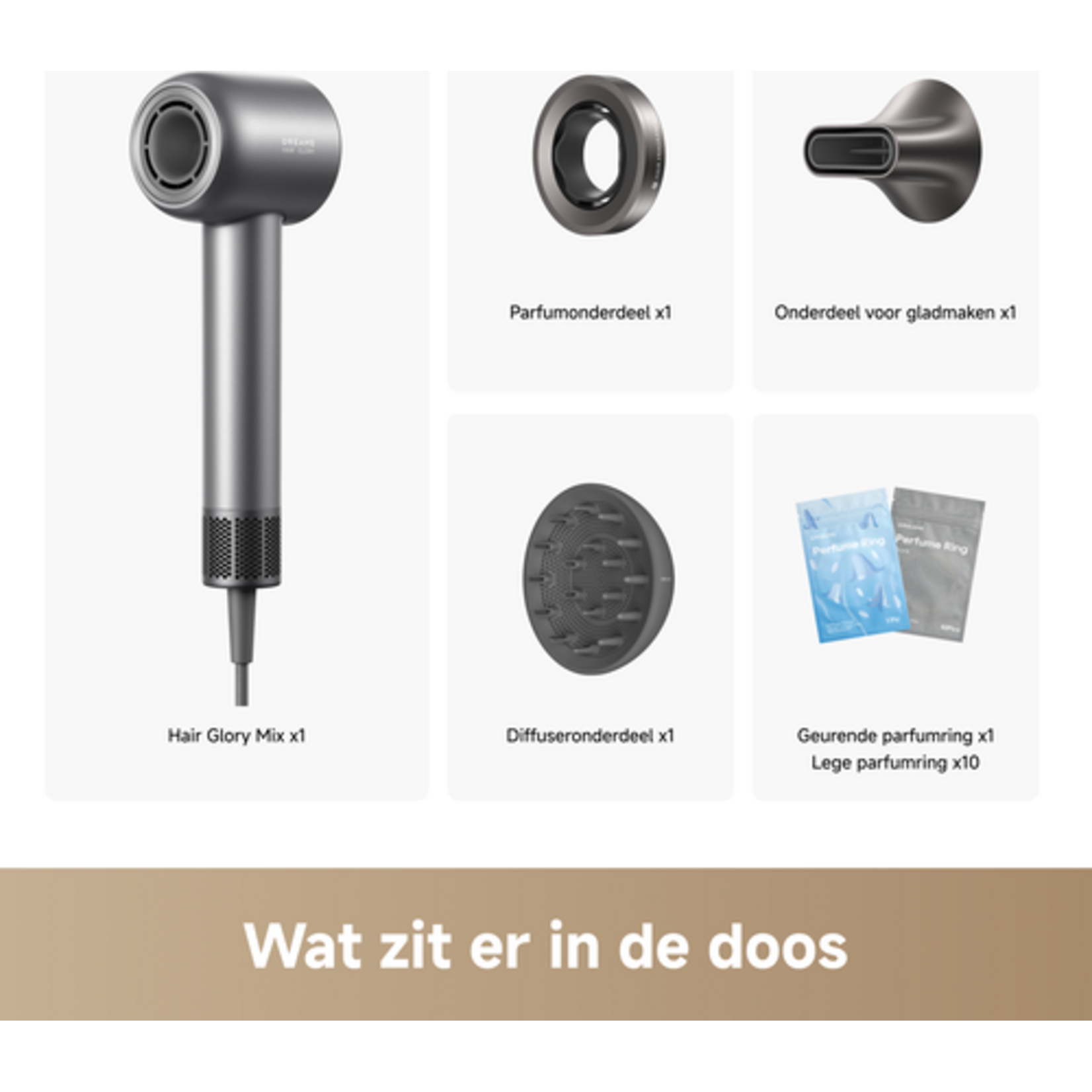 Dreame Tech Dreame Hair Glory Mix Grey