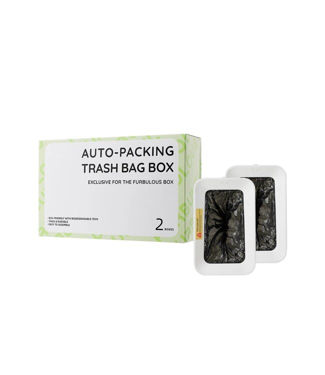 AmiCura 2-Pack Waste Collection Bags for Amicura Cura3 Cat Litter Box | Replacement Set