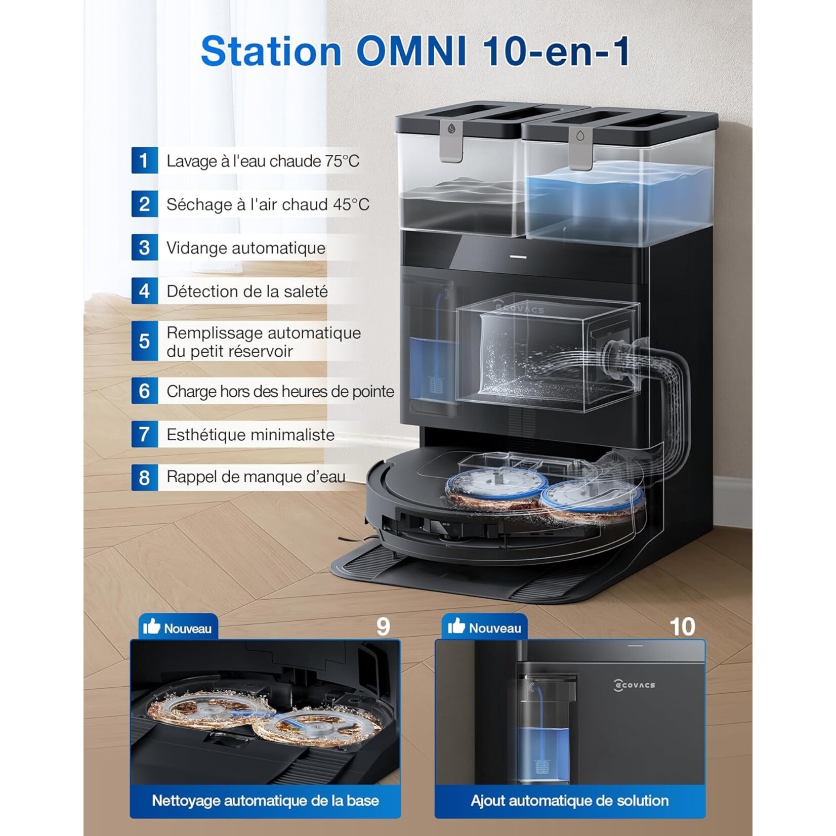 Ecovacs ECOVACS Deebot T50 Max Pro Omni Gen2