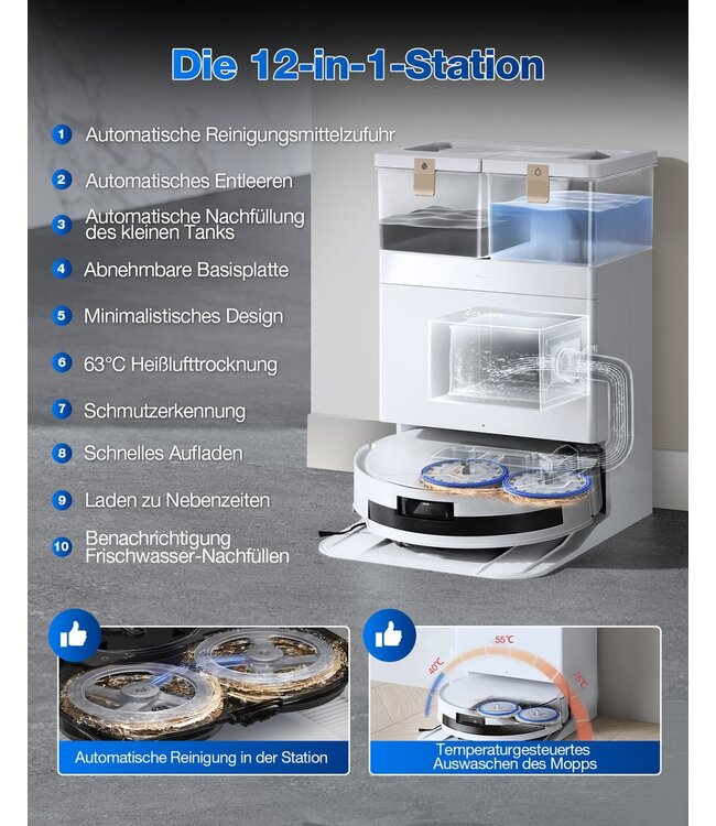 Ecovacs ECOVACS Deebot T50 Max Pro Omni Gen2