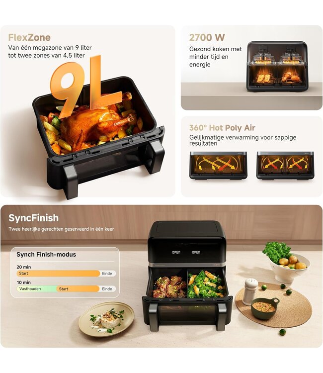 Mova Mova AeroChef FD20 Pro-airfryer