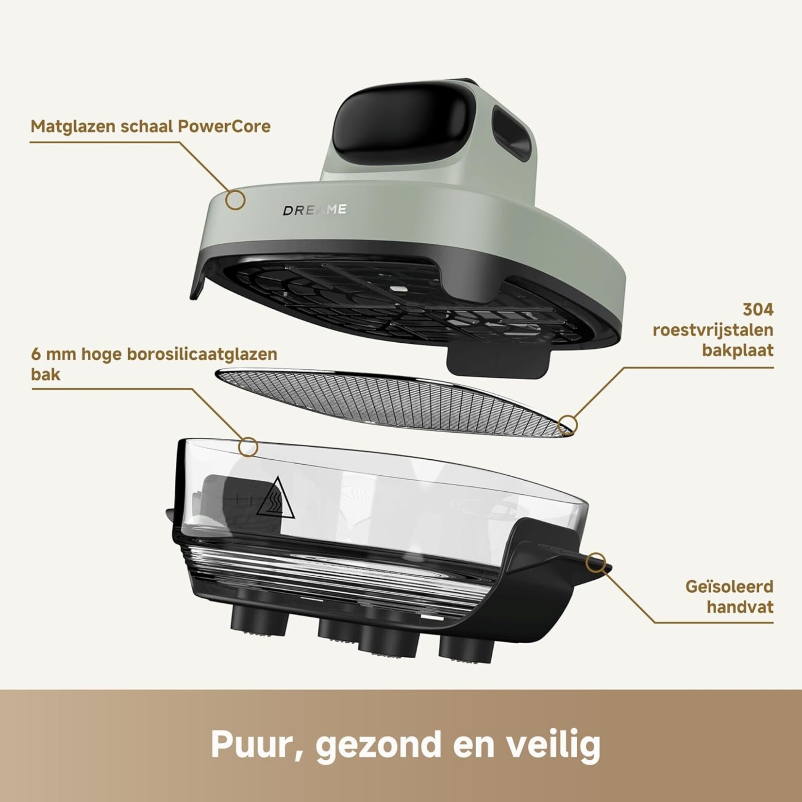 Dreame Tech Dreame Tasti AirF Air Fryer PT60