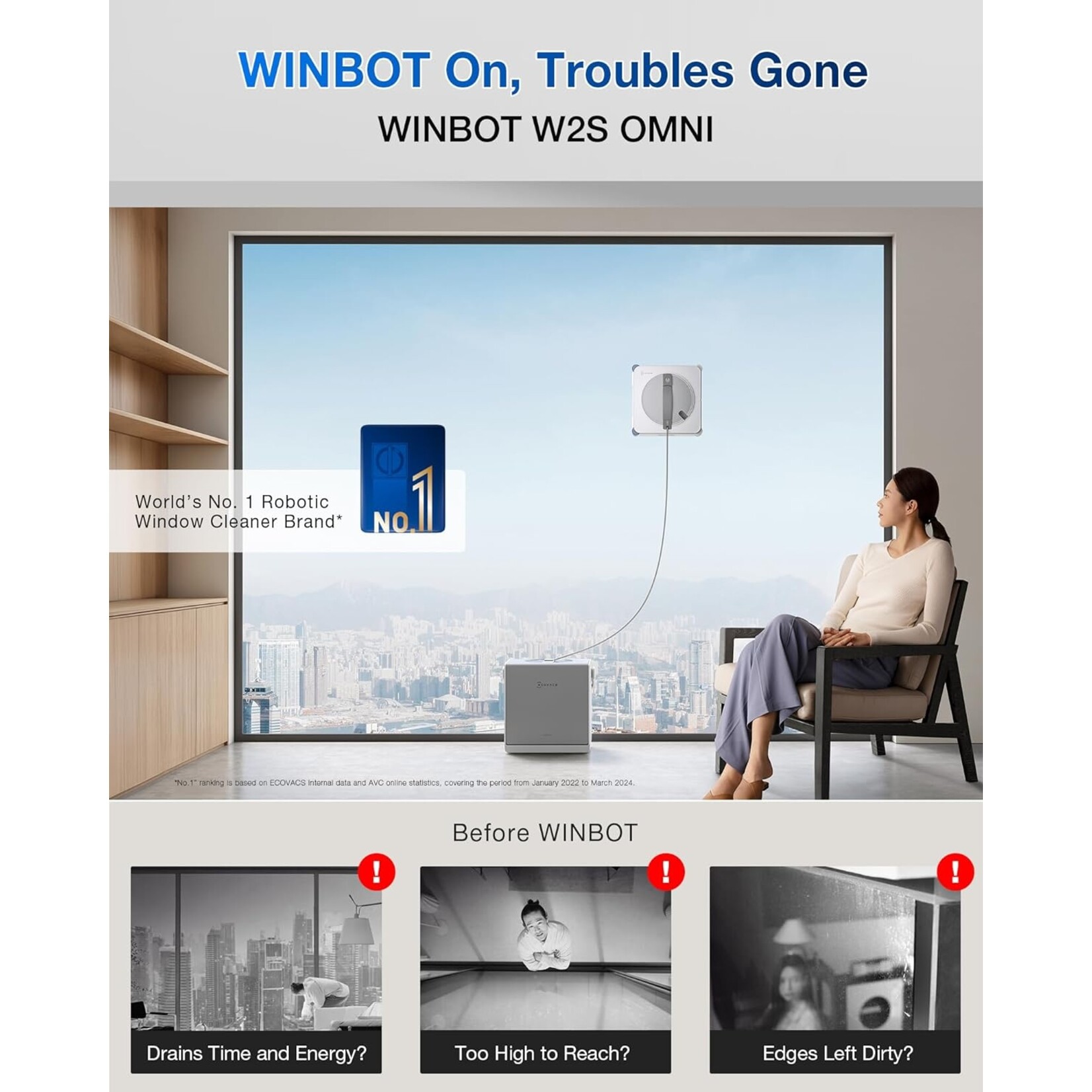 Ecovacs ECOVACS WINBOT W2S Omni