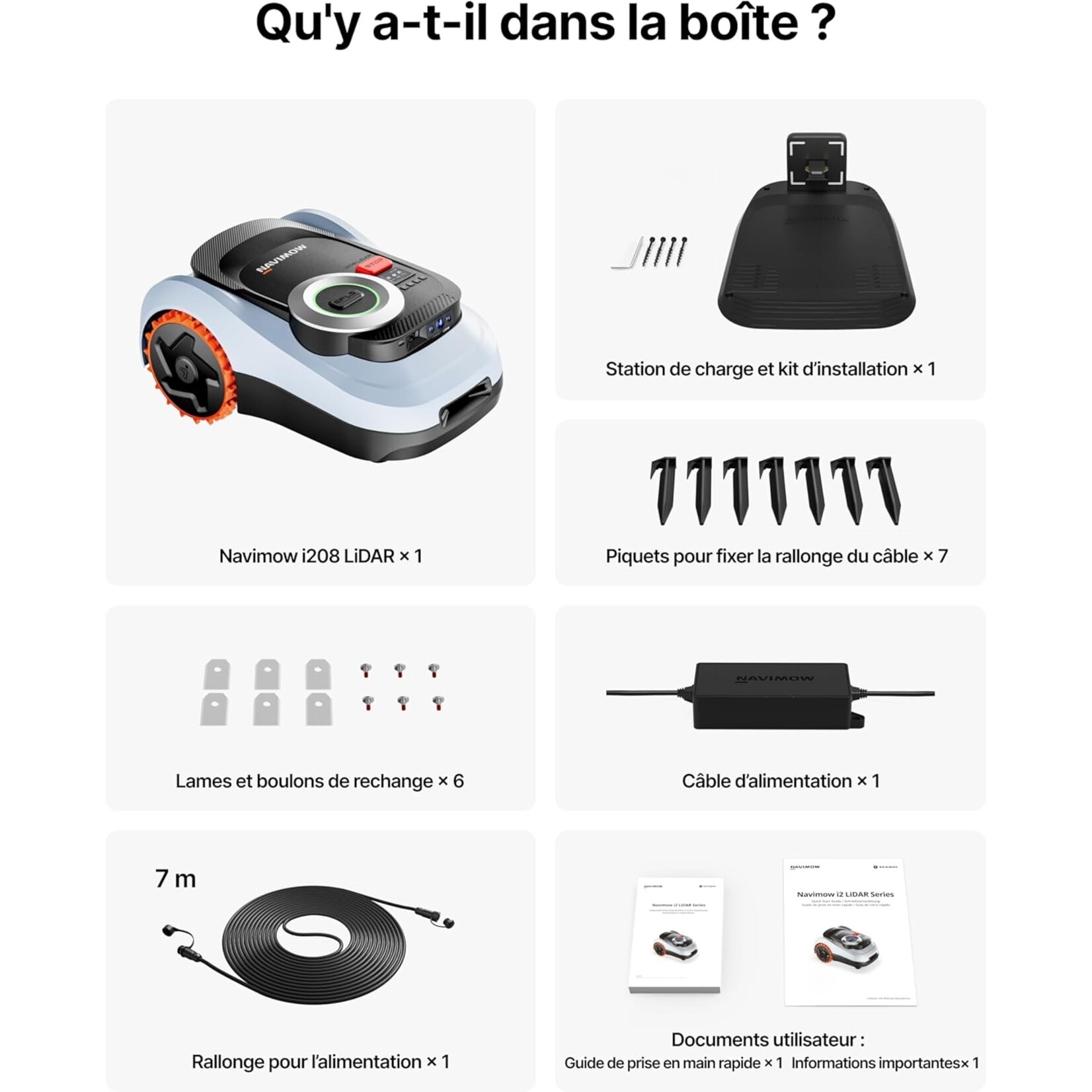 Segway Navimow i208 LiDAR + garage
