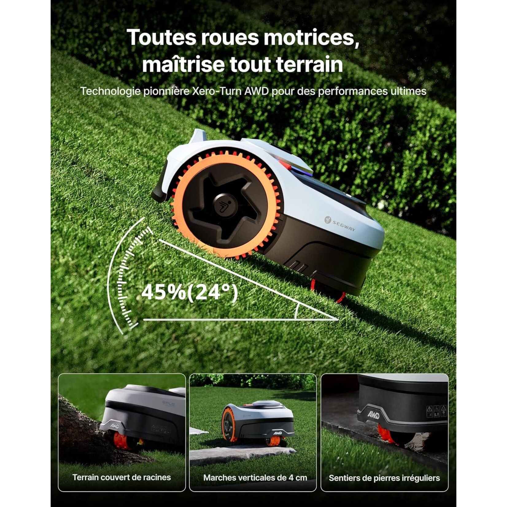 Segway Navimow i208 AWD + garage