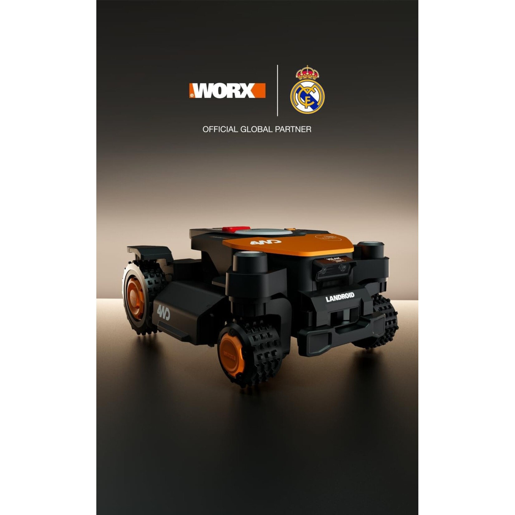 Worx  WORX Landroid Vision Cloud WR341E 4WD 1000m2