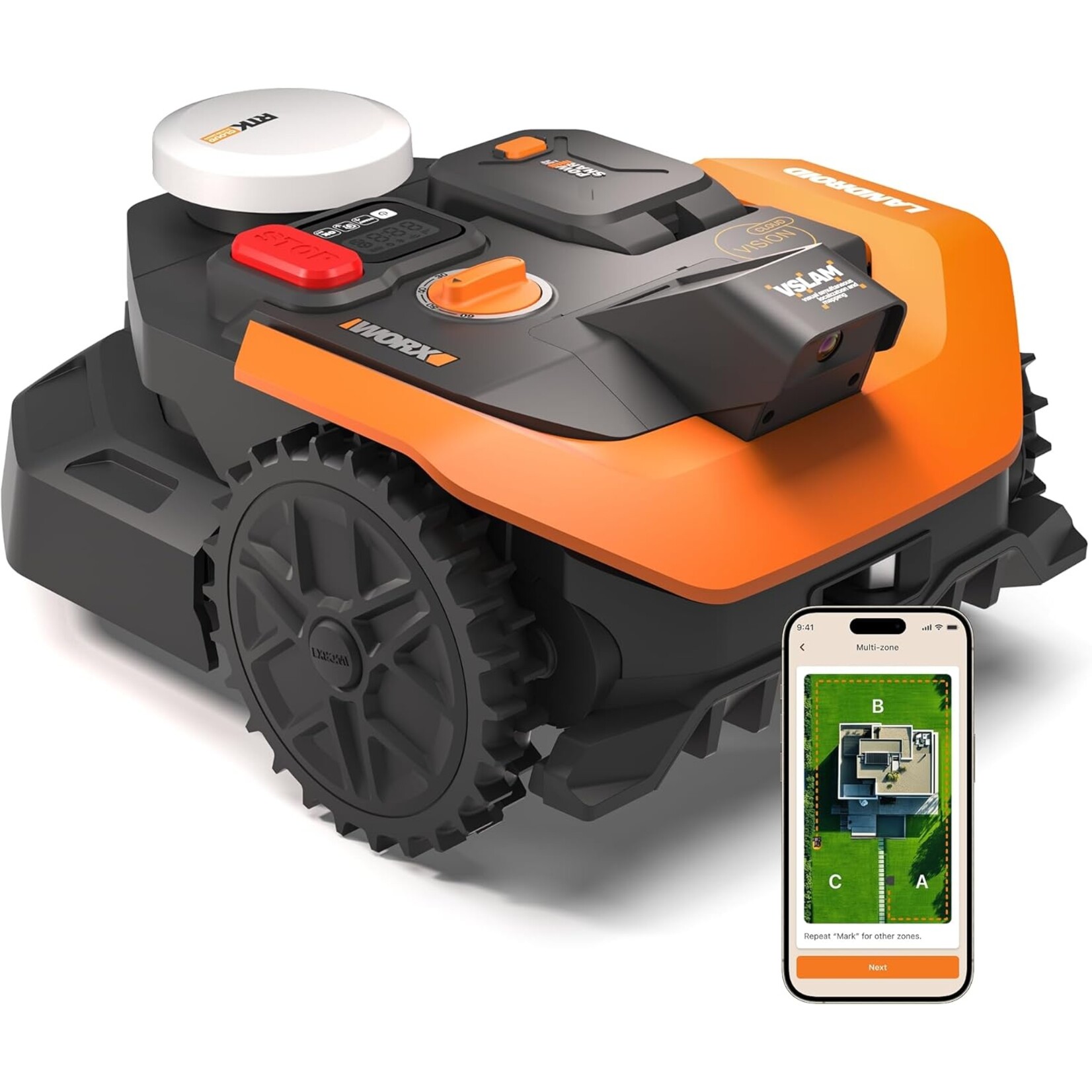 Worx WORX Landroid Vision Cloud WR303E 2WD 300m2