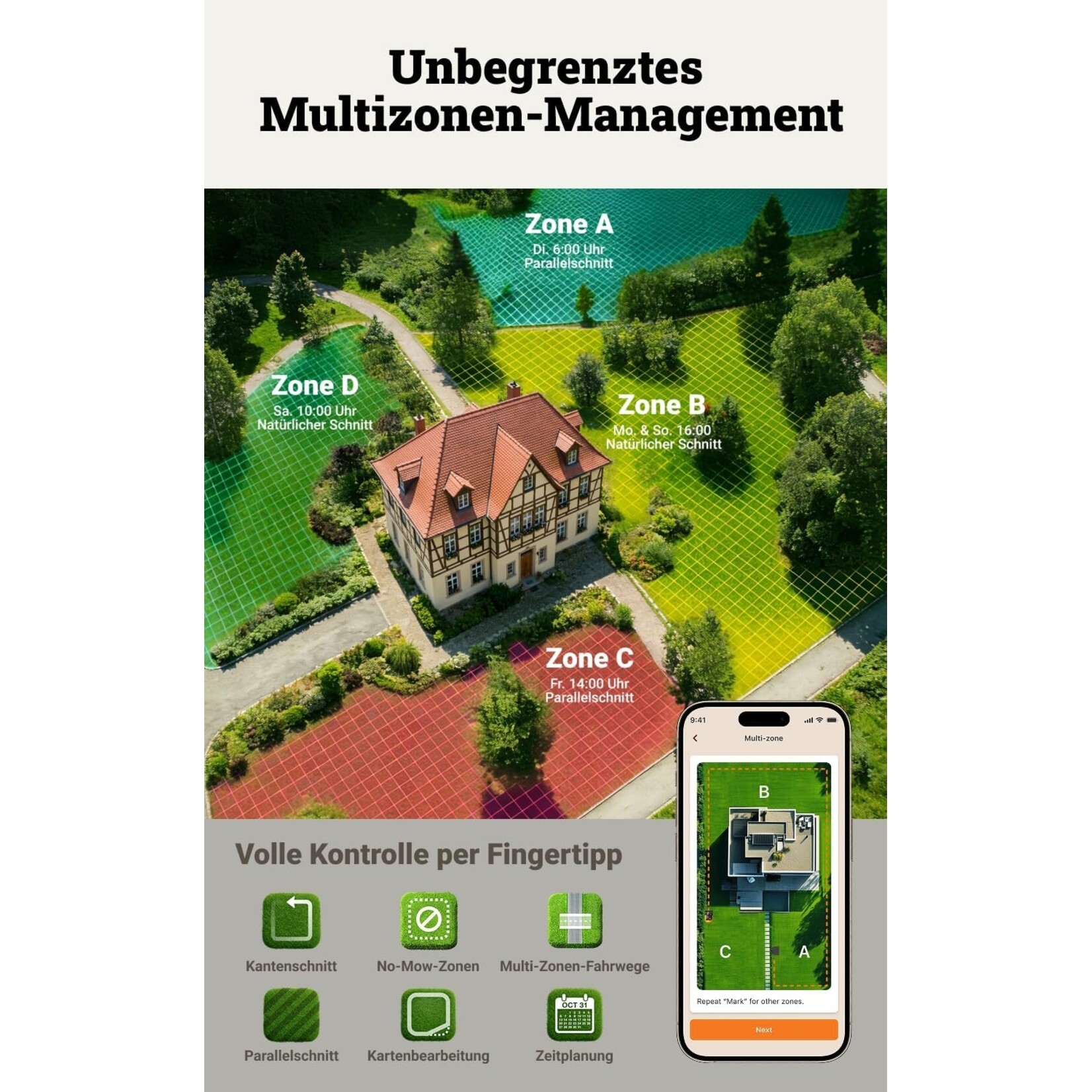 Worx WORX Landroid Vision Cloud WR312E 2WD 1200m2