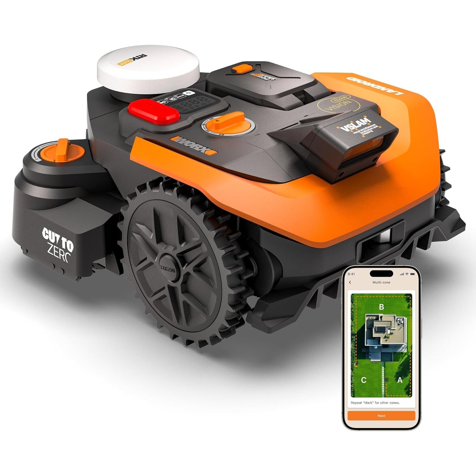 Worx WORX Landroid Vision Cloud WR312E 2WD 1200m2