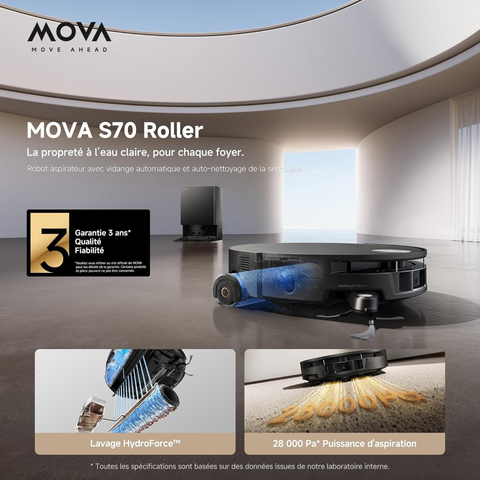 Mova Mova S70 Ultra  Roller Black