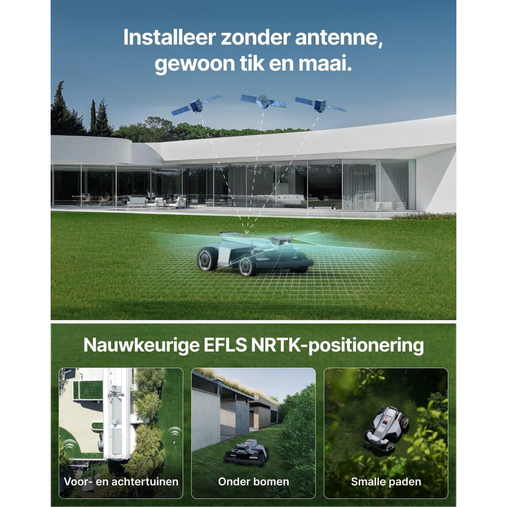 Segway Navimow X420 + garage  (2000m2)