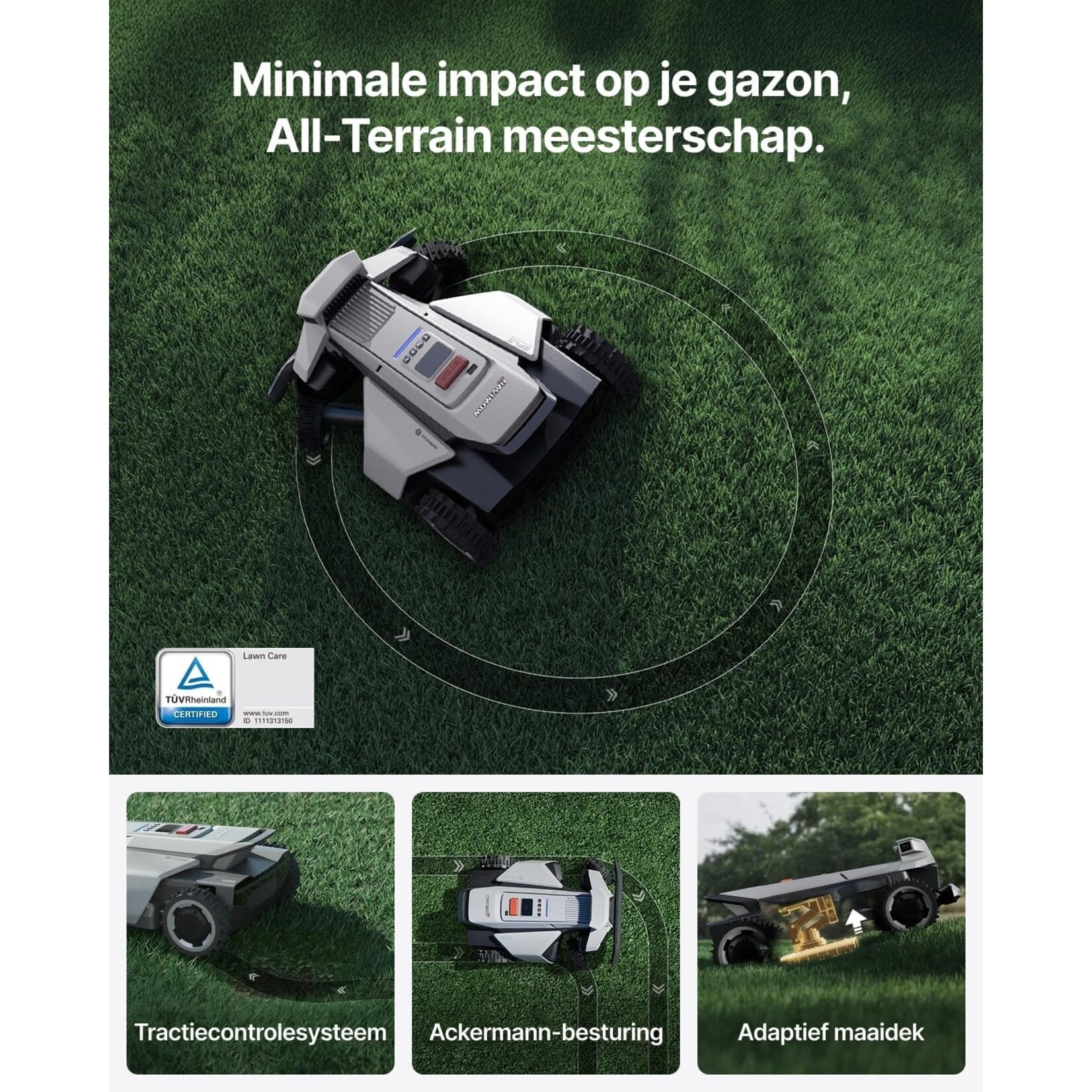 Segway Navimow X420 + garage  (2000m2)