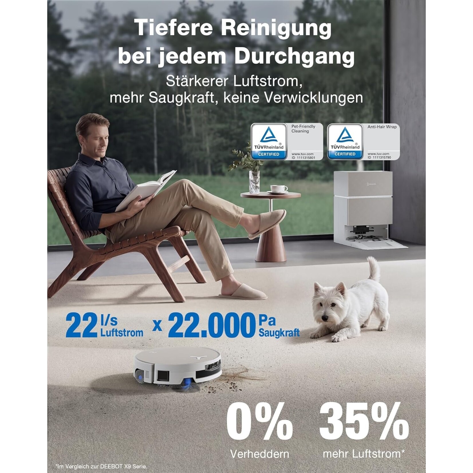 Ecovacs ECOVACS DEEBOT X12 Pro Omni  White