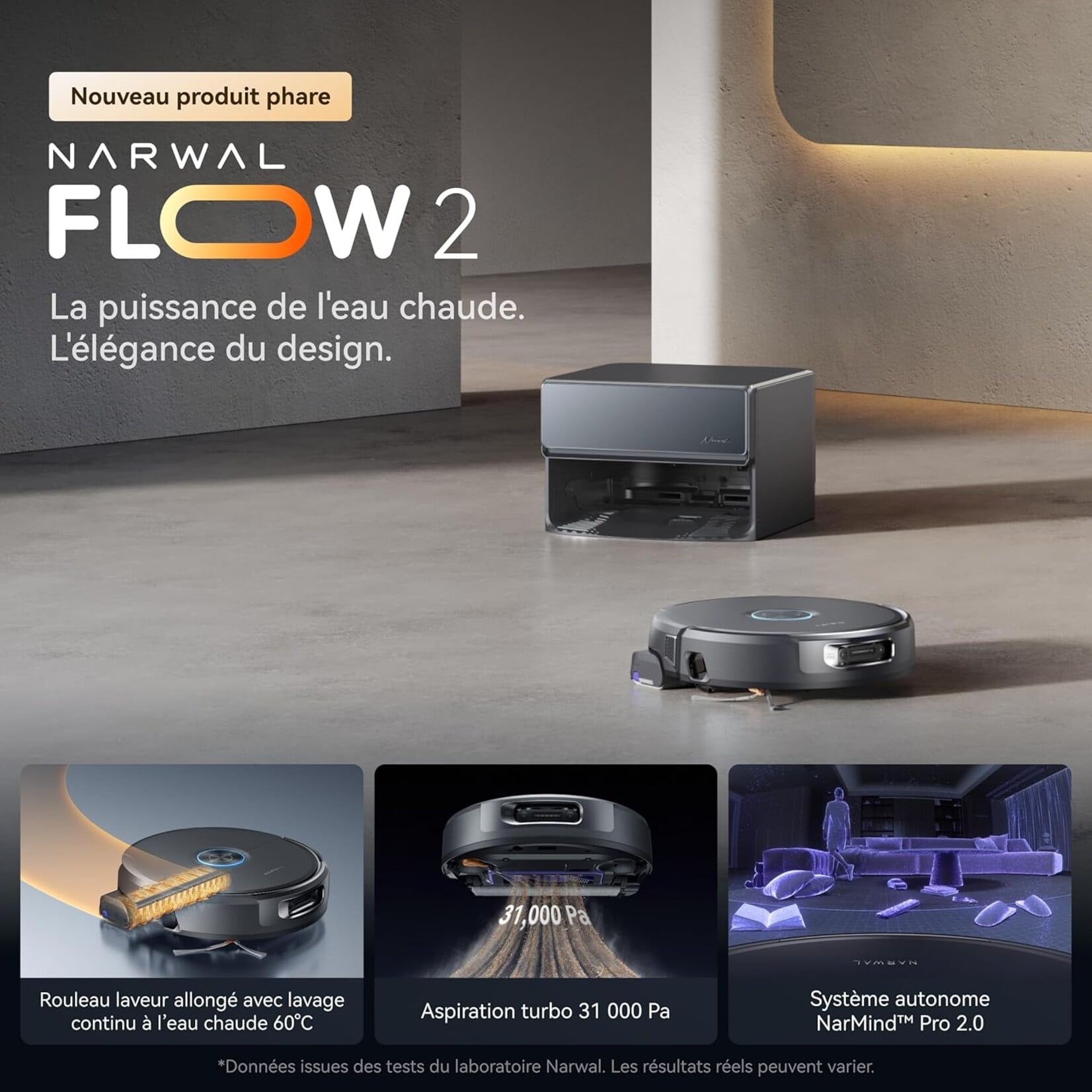 Narwal Robotics NARWAL Flow 2 Compact station