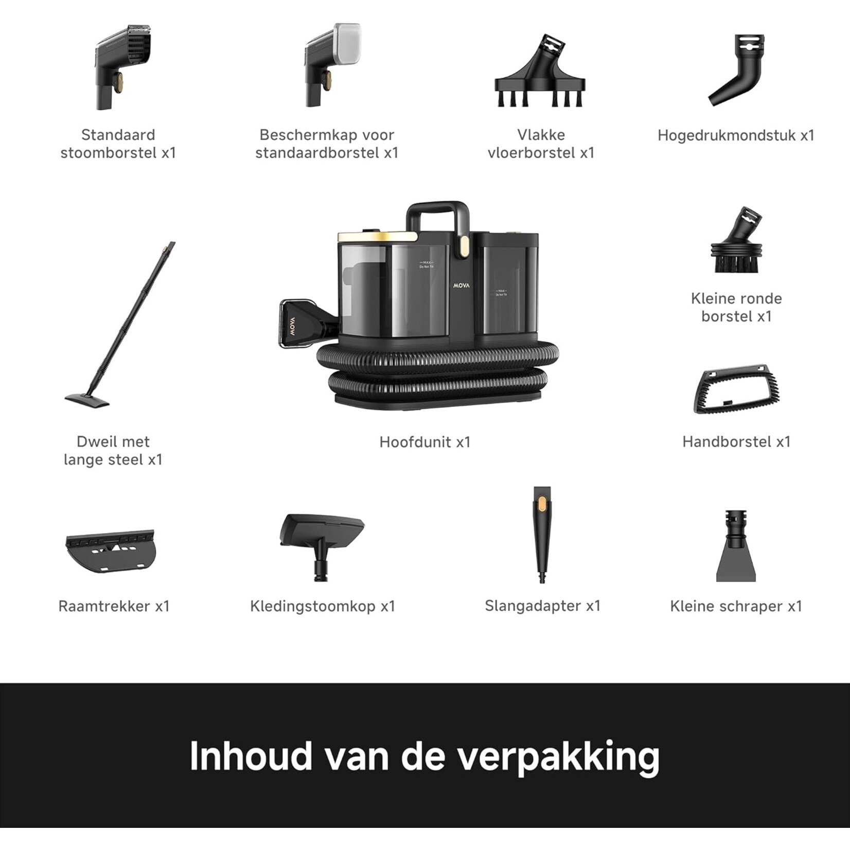 Mova MOVA S10 Multisurface Steam Cleaner