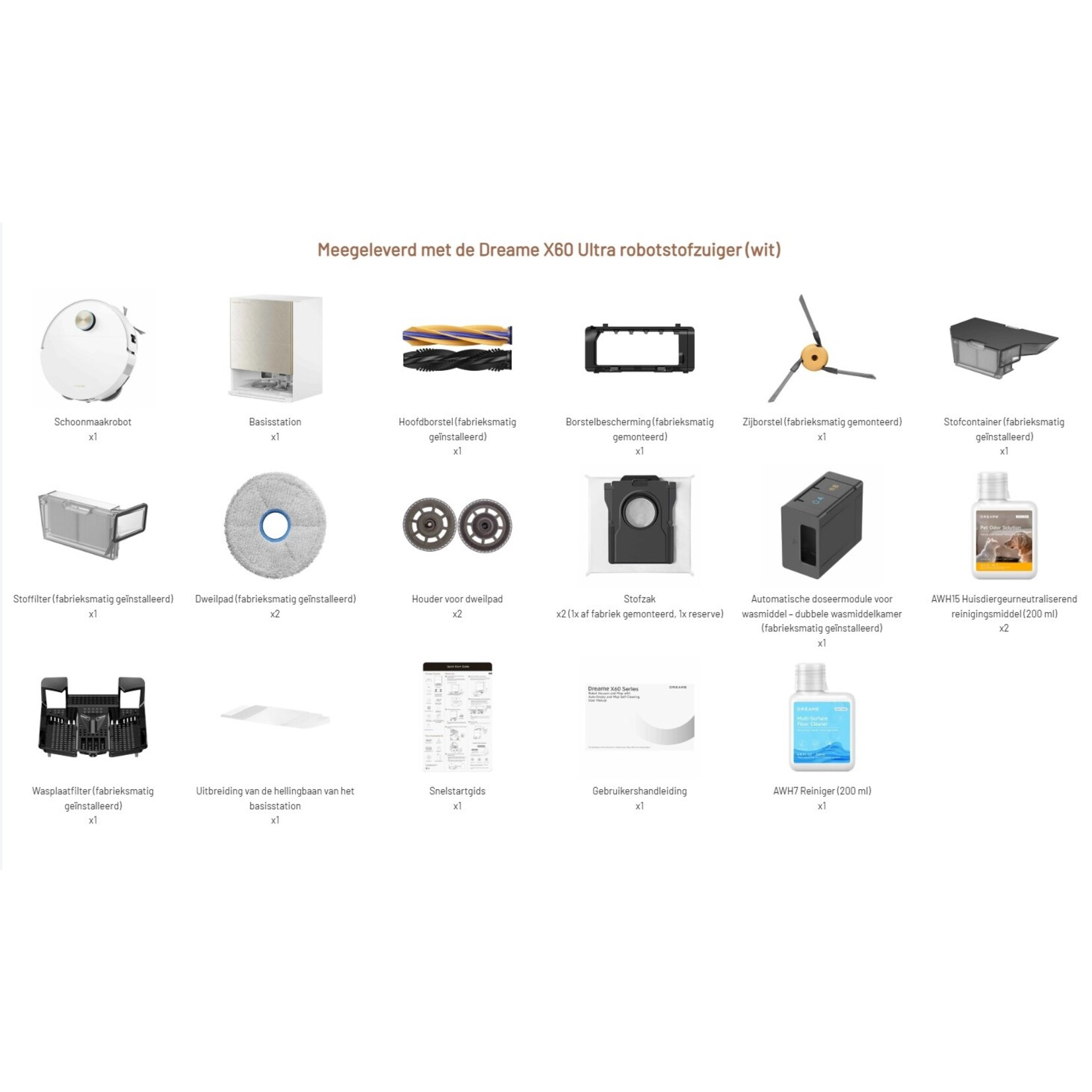 Dreame Tech Dreame X60 ULTRA WHITE