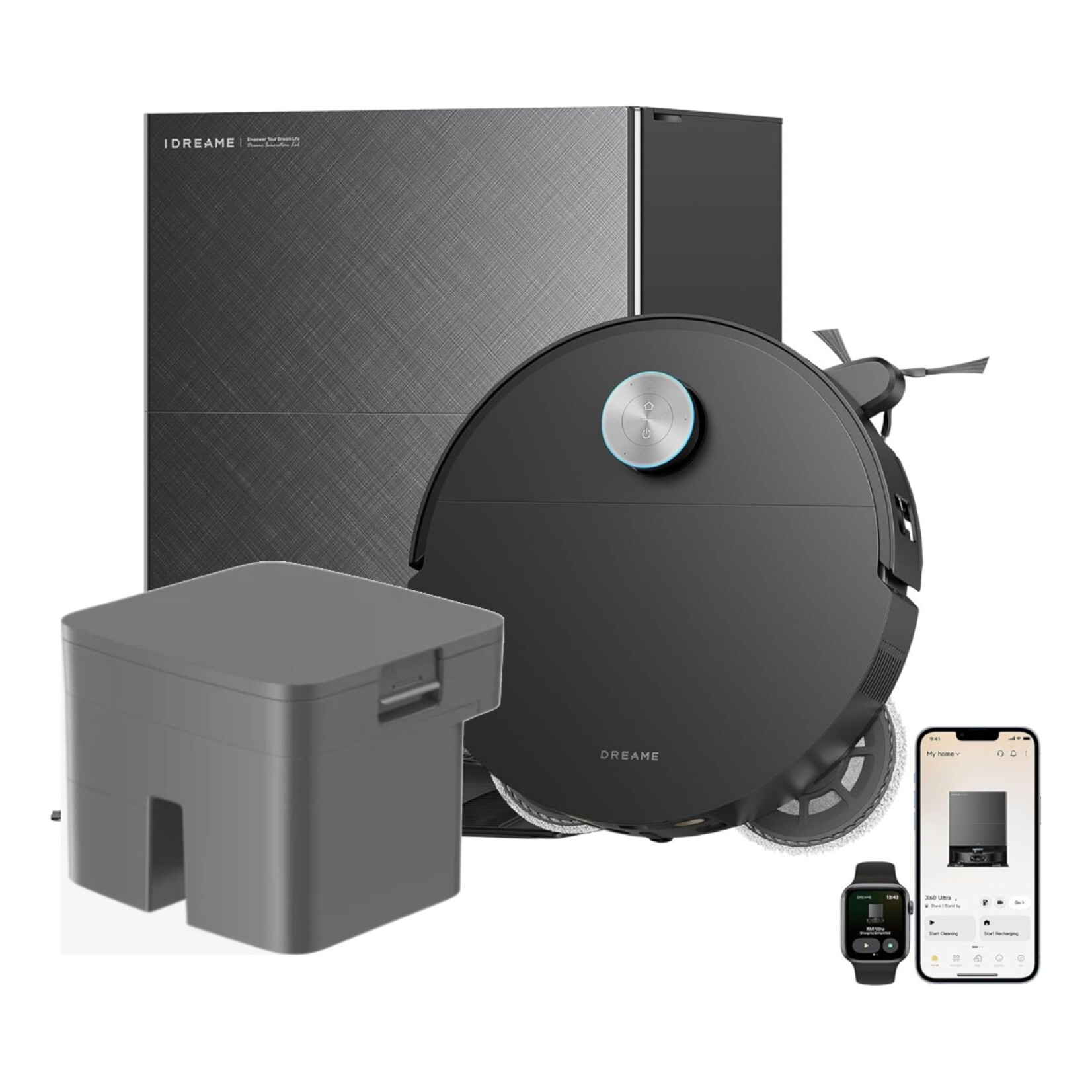 Dreame Tech Dreame X60 ULTRA BLACK  + WATER HOOKUP KIT X60 SERIES