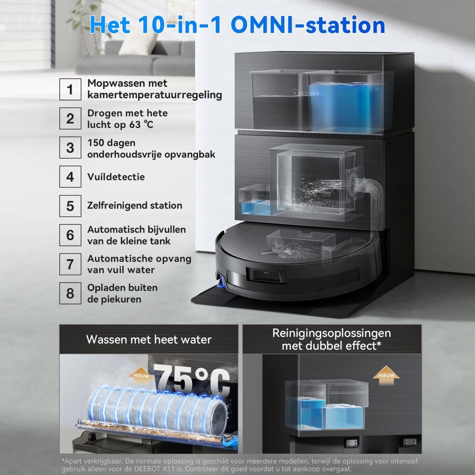 Ecovacs ECOVACS DEEBOT X11 Pro Omni