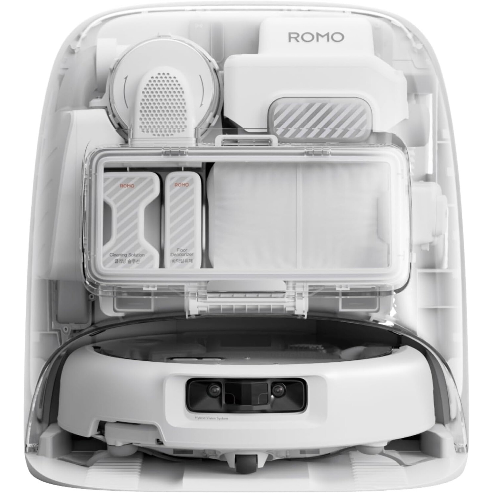 DJI DJI ROMO P2 Robot Aspirateur Laveur Optimisé par l'IA, 36 000 Pa