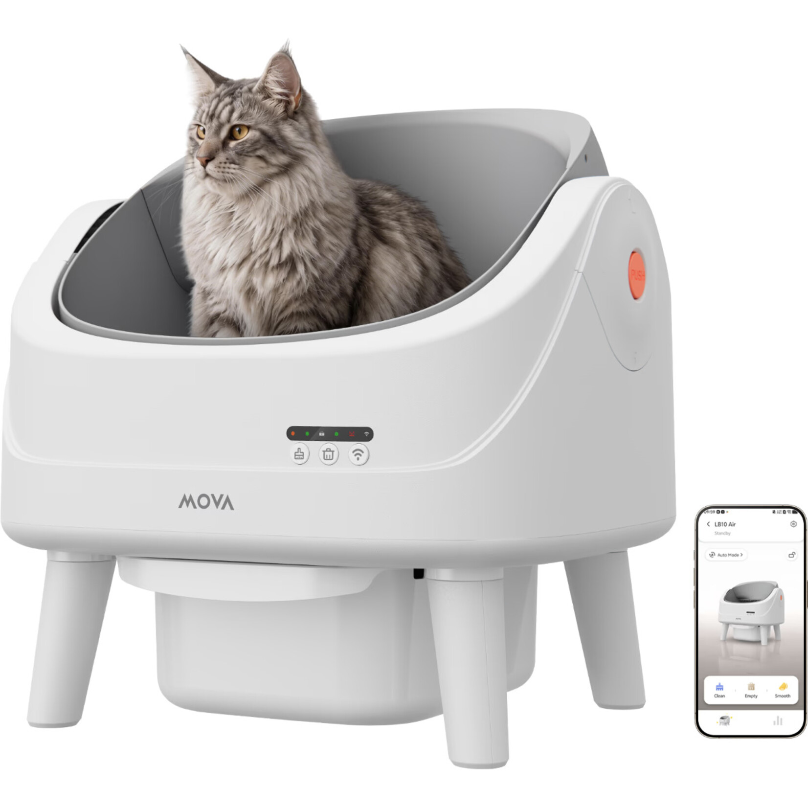 Mova Mova Pet LitterBot LB10 Air White