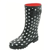 Gevavi Boots Stip Zwart Rubber Regenlaarzen Dames