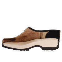 Dallas Zwart Gesloten PU Schoenklompen