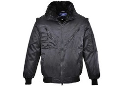 Gevavi Pilot Zwart Jas Heren