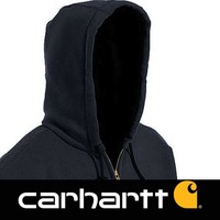 Midweight Zip Hooded Sweatshirt Zwart Heren