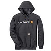 Carhartt Signature Logo Hooded Sweatshirt Carbon Heather Heren