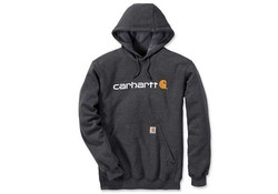 Carhartt Marquette Logo Carbon Heather Sweatshirt Heren