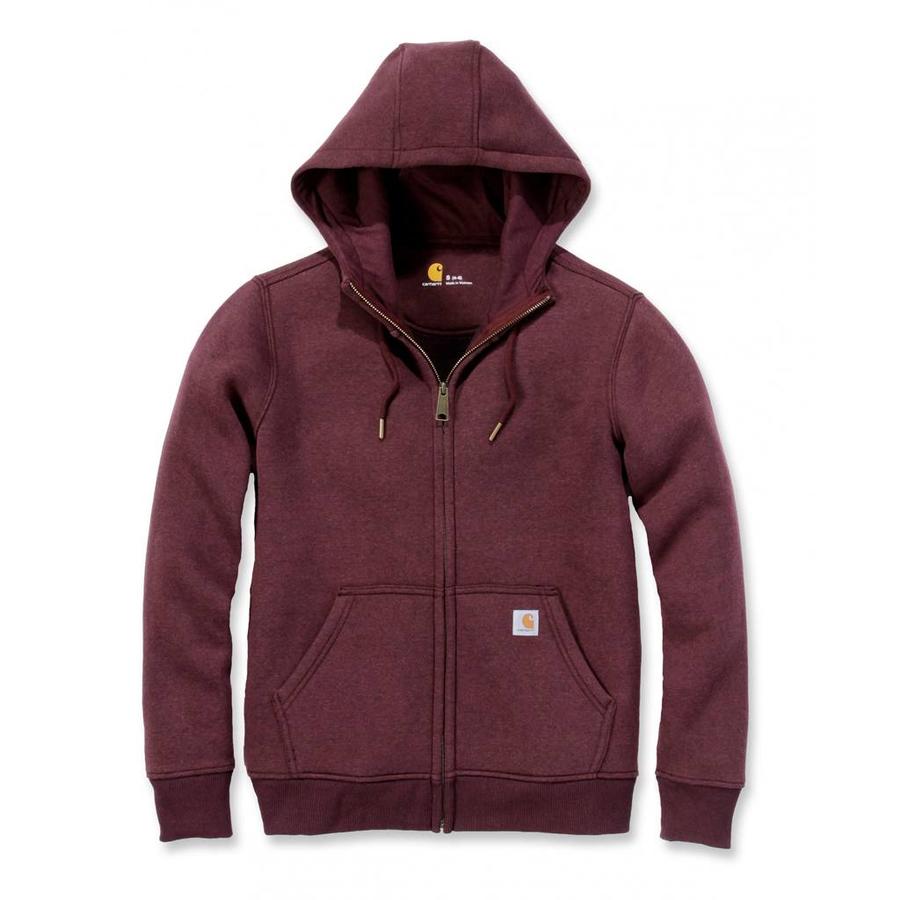 Clarksburg Full Zip Hoodie Fudge Heather Dames