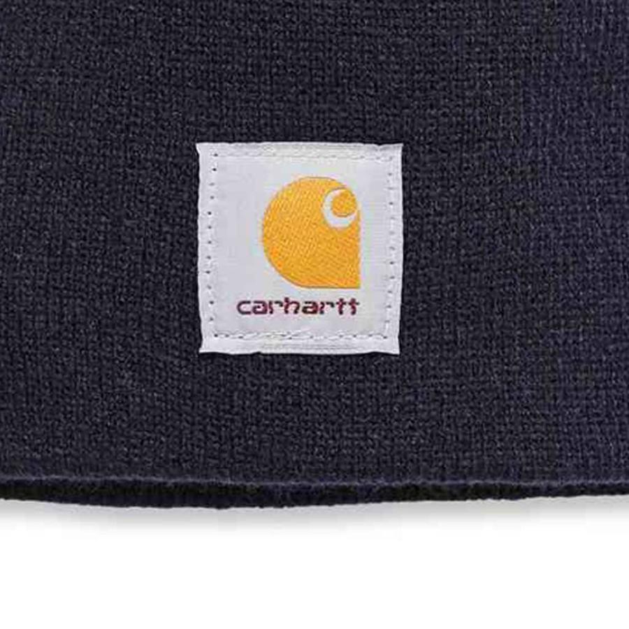 Acrylic Knit Hat Navy Muts