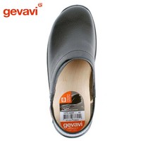 1670/00 Zwart Gesloten Schoenklompen PU