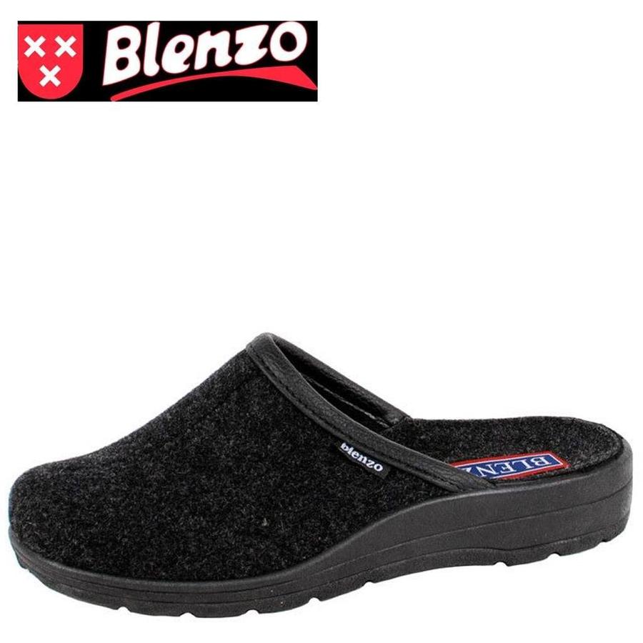 7828 Zwart Pantoffels Heren