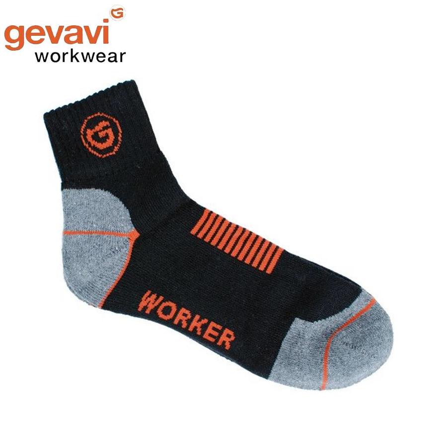 GW85 Zwart 3 Paar/Bundel Sneaker Sokken