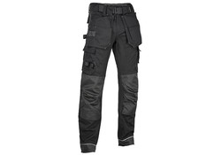 4Work  Madrid Premium Stretch Zwart Werkbroek Heren 4Work  Madrid Premium Stretch Zwart Werkbroek Heren
